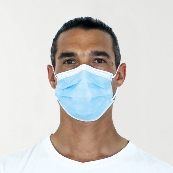 Masque chirurgical de protection Type IIR Bleu